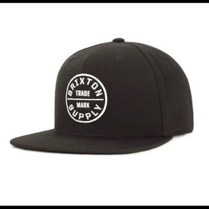 Brixton Snapback Hat. Good condition. Black
